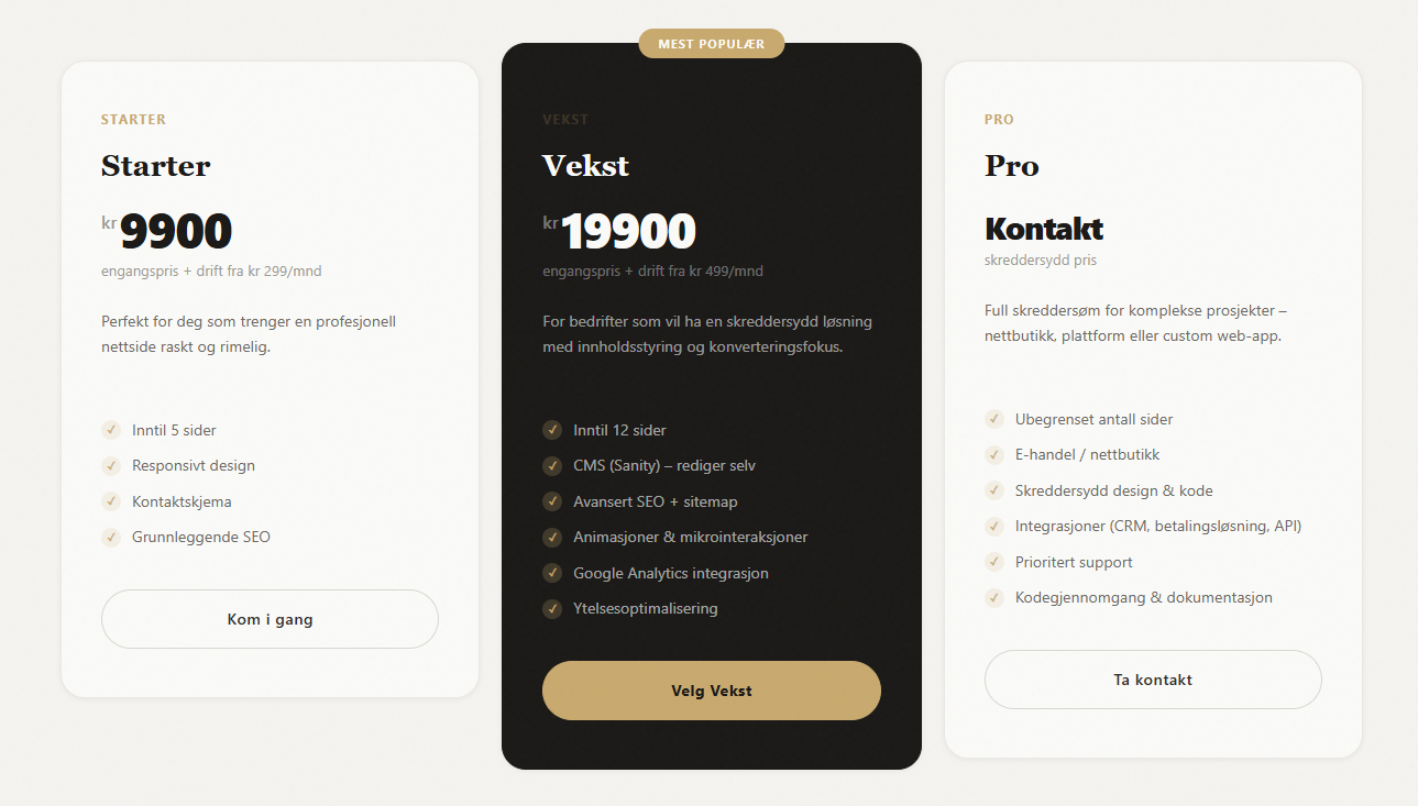Services preview for Deviro